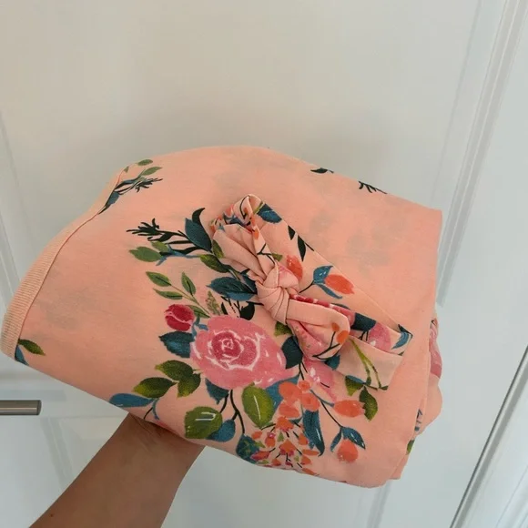 Baby Be Mine Labor & Delivery Maternity Hospital Set with Matching Swaddle & Bow - Picture 8 of 8